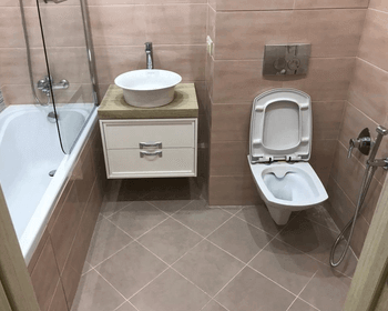 Ремонт ванных комнат - портфолио